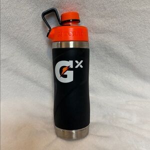Gatorade Gx Stainless Steel Bottle, 32oz. - Black Orange